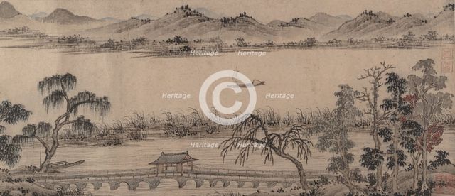Pavilion of the Hovering Rainbow Bridge, 16th century. Creator: Unknown.