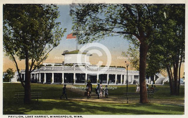 Pavilion, Lake Harriet, Minneapolis, Minnesota, USA, 1915. Artist: Unknown