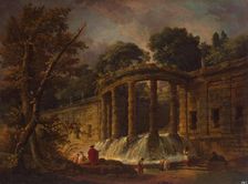 Pavilion with a Cascade, 1767. Creator: Hubert Robert