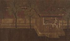 Pavilion with Figures. Creator: Unknown