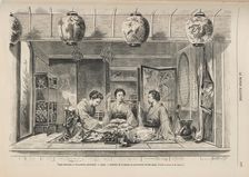 Pavilion "The Government of the Satsuma Province of Japan" at the Paris Universal Exhibition 1867. Creator: Anonymous