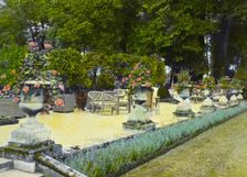 "Pavillon Colombe," Edith Jones Wharton house, St. Brice-sous-Fore^t, Seine-et-Oise, France, 1925. Creator: Frances Benjamin Johnston