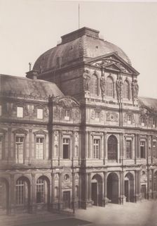 Pavillon de l'Horloge, Louvre, 1852-53. Creator: Edouard Baldus