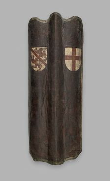 Pavise with the Arms of Winterthur and Saint George, Winterthur, c. 1440—c.1460. Creator: Unknown
