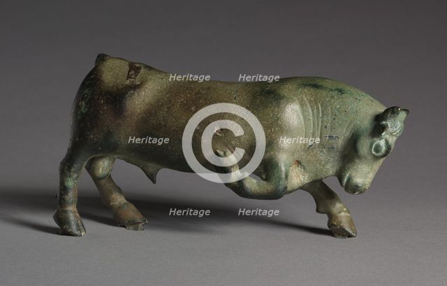 Pawing Bull, 500-475 BC. Creator: Unknown.