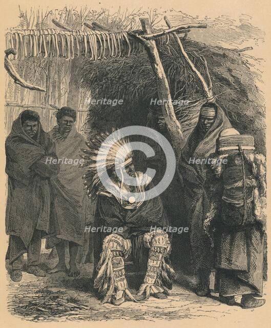 Pawnee Indians, c19th century. Artist: Unknown