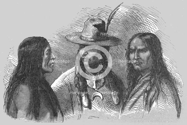 ''Pawnee Indians; Ocean to Ocean, the Pacific railroad', 1875. Creator: Frederick Whymper.