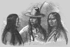 'Pawnee Indians; Ocean to Ocean, the Pacific railroad 1875. Creator: Frederick Whymper