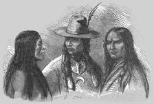'Pawnee Indians; Ocean to Ocean, the Pacific railroad 1875. Creator: Frederick Whymper