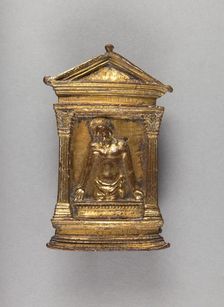 Pax of the Risen Christ Displaying His Wounds, late 15th century. Creator: Unknown