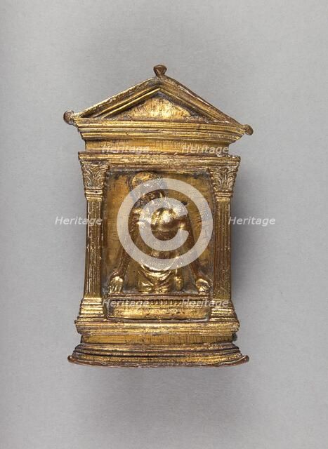 Pax of the Risen Christ Displaying His Wounds, late 15th century. Creator: Unknown.