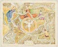 Pax (draft for a tapestry), 1929. Creator: Franz von Matsch