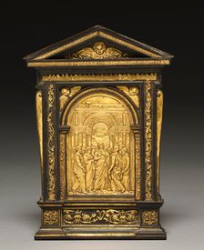 Pax with Christ Appearing to the Apostles, late 1500s. Creator: Valerio Belli (Italian, c. 1468-1546), cast after a model by