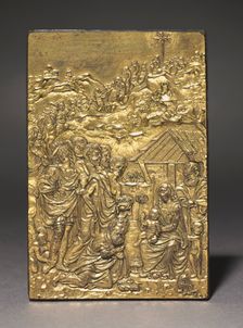 Pax with the Adoration of the Magi, c. 1500. Creator: Moderno (Italian, 1467-1528)