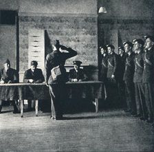 Pay parade 1941. Artist: Cecil Beaton