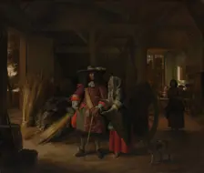 Paying the Hostess, ca. 1670. Creator: Pieter de Hooch