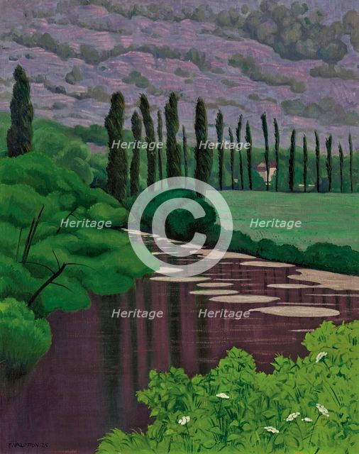 Paysage à Marcillac, 1925. Creator: Vallotton, Felix Edouard (1865-1925).