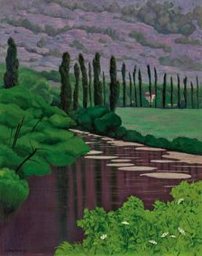 Paysage à Marcillac, 1925. Creator: Vallotton, Felix Edouard (1865-1925)