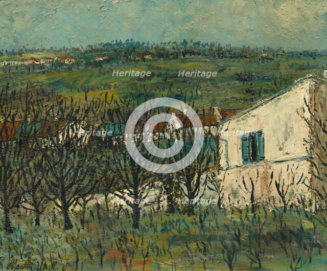 Paysage à Montmagny (Val-d'Oise), c1907-1908. Creator: Utrillo, Maurice (1883-1955).