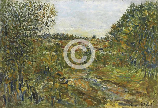 Paysage à Montmagny , c1906. Creator: Utrillo, Maurice (1883-1955).