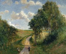 Paysage à Berneval, 1900. Creator: Pissarro, Camille (1830-1903)