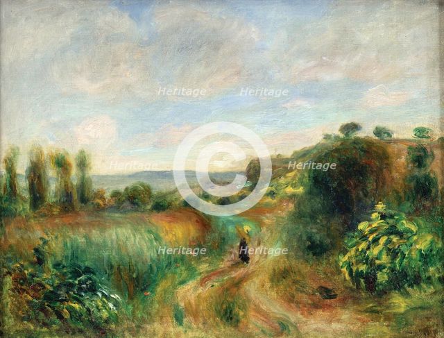 Paysage à Cagnes, 1898. Creator: Renoir, Pierre Auguste (1841-1919).