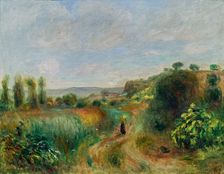 Paysage à Cagnes, c. 1898. Creator: Renoir, Pierre Auguste (1841-1919)