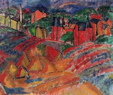 Paysage à Sainte-Adresse, 1908-1909. Creator: Raoul Dufy