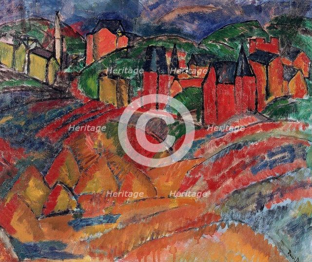 Paysage à Sainte-Adresse, 1908-1909. Creator: Raoul Dufy.