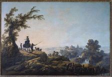Paysage animé, 1785. Creator: Jean-Baptiste Pillement