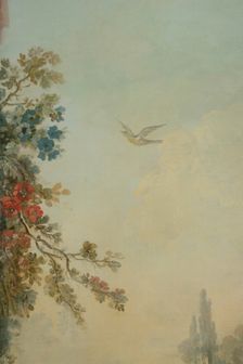 Paysage au chien, between 1765 and 1770. Creators: Jean Baptiste Marie Huet, Jean-Honore Fragonard