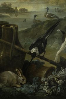 Paysage au chien, between 1765 and 1770. Creators: Jean Baptiste Marie Huet, Jean-Honore Fragonard