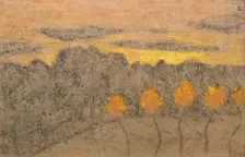 Paysage aux Arbres Jaunes, 1893-1895. Creator: Roussel, Ker-Xavier (1867-1944)
