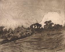 Paysage avec Maisons et Arbres (Landscape with Houses and Trees), 1893. Creator: Roderic O'Conor