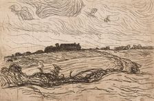 Paysage avec Maisons sur une Colline (Landscape with Houses on a Hill), 1893. Creator: Roderic O'Conor