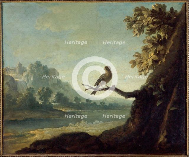 Paysage avecun oiseau, 1730. Creator: Jean-Baptiste Oudry.