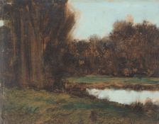 Paysage d'Alsace, une mare, between 1879 and 1888. Creator: Jean Jacques Henner