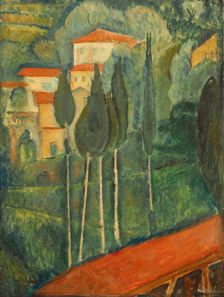 Paysage dans le Midi, 1919. Creator: Modigliani, Amedeo (1884-1920)