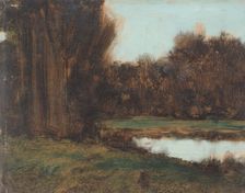 Paysage d'Alsace, une mare, between 1879 and 1888. Creator: Jean Jacques Henner