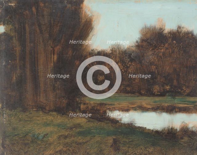 Paysage d'Alsace, une mare, between 1879 and 1888. Creator: Jean Jacques Henner.