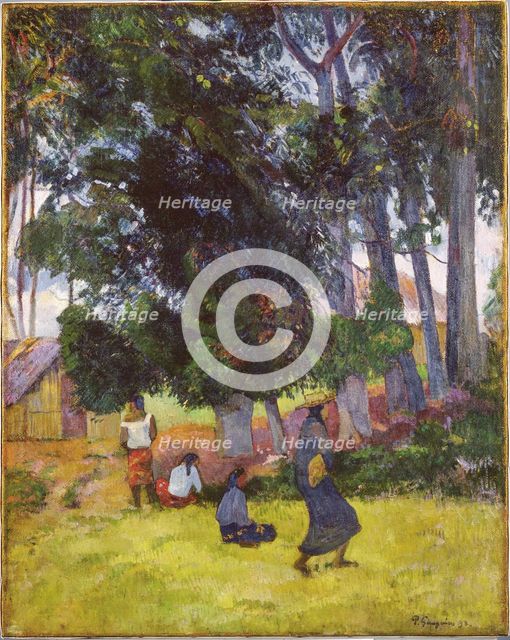 Paysage de Tahiti, 1892. Creator: Gauguin, Paul Eugéne Henri (1848-1903).