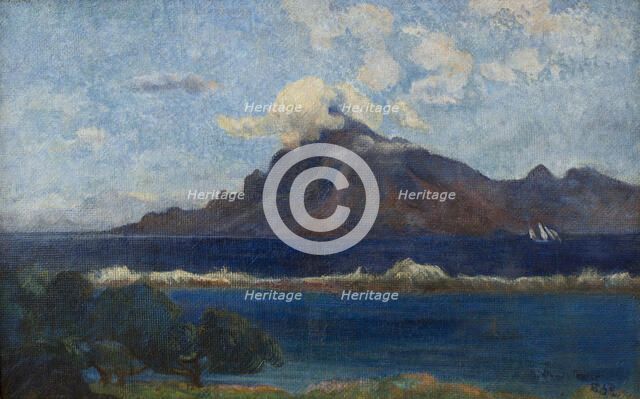 Paysage de Te Vaa, 1896. Creator: Gauguin, Paul Eugéne Henri (1848-1903).