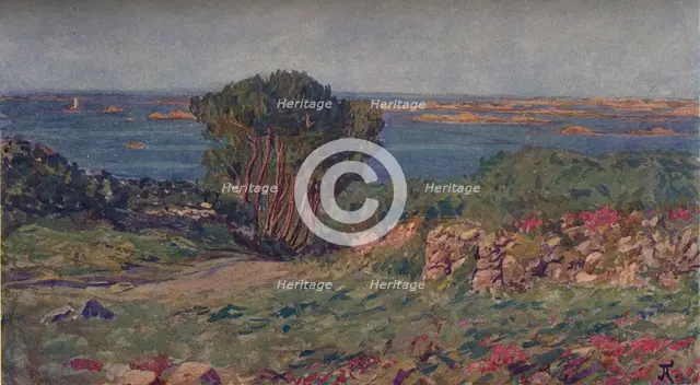 'Paysage De Bretegne', c1900, (1905). Artist: Jean Francis Auburtin.