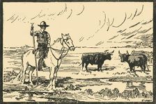 Paysage De Camargue - View of Camargue c1920s. Creator: E Laget