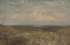 Paysage de collines, 1858. Creator: Henri-Joseph Harpignies