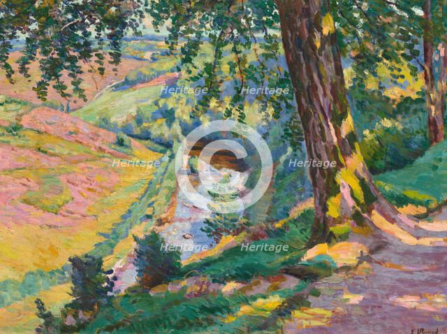 Paysage de la Creuze. Creator: Alluaud, Eugène (1866-1947).