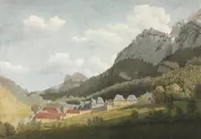 Paysage de la Grande Chartreuse, late 1700s-1800s. Creator: Jean Lubin Vauzelle (French, 1776-aft 1837), attributed to