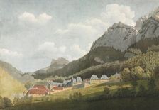 Paysage de la Grande Chartreuse, late 1700s-1800s. Creator: Jean Lubin Vauzelle (French, 1776-aft 1837), attributed to