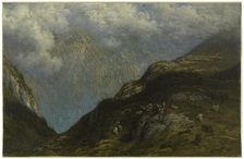 Paysage de montagne, 1881. Creator: Gustave Doré
