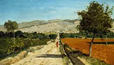 Paysage de Provence. Vue de Saint-Saturnin-les-Apt., 1867. Creator: Paul Guigou
